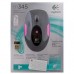 Logitech Wireless Mouse M345 Black-Lilac (910-002595)