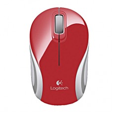 Logitech Wireless Mini Mouse M187 Red-White (910-002737)