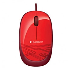 Проводные мыши : Проводная мышь Logitech Mouse M105 Red