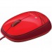 Проводные мыши : Проводная мышь Logitech Mouse M105 Red