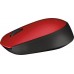 Мышь Logitech M171 Wireless Mouse Red-Black USB (910-004641)