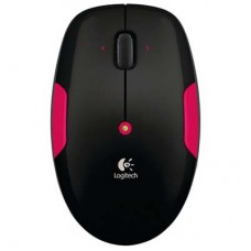 Logitech Wireless Mouse M345 Black-Pink (910-002591)