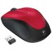 Logitech Wireless Mouse M235 Red-Black (910-002497)